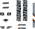 Berg Biky - Sticker set Cross Juodas