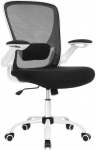 Braskehome Ergonominė biuro kėdė "Tyla", baltai juoda