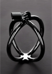 Steel By Shots Shots Criss Cross Stainless Steel Hand Restraint with Padlock