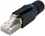RJ45 STP ki&scaron;tukas cat.6A 10G POE+, MPTL, be įrankių, skirtas "storai" vielai 22-24 AWG ALANTEC