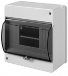 Elektro Plast Nasielsk 2306-01 Moduliniai skirstomieji įrenginiai 1x6 pavir&scaron;iuje montuojami IP30 MINI S-6 su dūmų gaubtu (PE+N) 2306-01