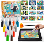 Big Tree Pie&scaron;imas smėliu 14 spalvų 12 paveikslėlių VIENARAGIAI