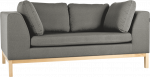 Customform Sofa, Ambient Wood, 98x171 cm, Pilka