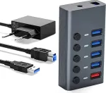 HUB USB Reagle PRO 4x USB-A 3.2 Gen1