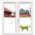 Dekoratyvinė balta matinė lipni plėvelė DECO40