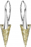 Diamond Sky Jewelry Sidabriniai auskarai moterims DiamondSky &bdquo;Spike II (Gold Patina)&ldquo; su Swarovski kristalais