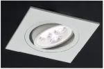 3W LED įleidžiamas pakreipiamas &scaron;viestuvas MT 116 LED, baltas, 4000K