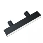 10W LED &scaron;viestuvas į magnetinę sistemą ZAMBELIS FLEXIBLE, juodas, 3000K, DALI, 23182