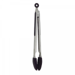 AEG Asi Collection 34,5 cm nerūdijančiojo plieno 34,5 cm serviravimo ir kepimo žnyplės su silikoniniais antgaliais