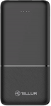 Tellur 10000mAh power bank juodas