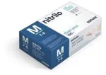 Santex Nitrile Flash Plus Mėlyna tvirtos vienkartinės nitrilo pir&scaron;tinės, mėlynos, 5.5g (100vnt.) - M - 1pak.x100vnt.