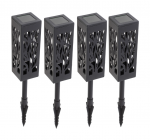 LED sodo žibintai, 4 vnt.