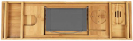 Bambuko vonios lentyna 109 cm