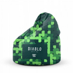 Diablo Chairs Vaiki&scaron;kas pufas Diablo Kėdės, žalias Craft Edition
