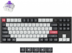 Keychron Q3 HE Wireless (Q3H-M1) - US i&scaron;dėstymas - Gateron Magnetic Nebula - Carbon Juodas (Juoda) Magnetinė Belaidė Žaidimų Klaviatūra