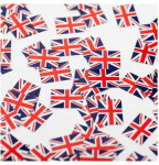 Globos Europe Bv Didžiosios Britanijos vėliavos konfeti