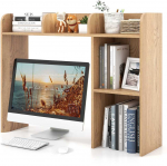 Promotions Ra&scaron;omasis stalas su knygų lentyna, 94x25.4x73.7 cm, natūralios spalvos