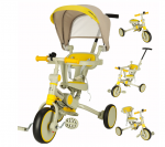 Triratukas Trike Fix 6in1, geltonas
