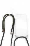 Dėklas Evelatus Apple iPhone XR Case with rope Žalias Transparent