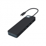 Targus &bdquo;Hyper HyperDrive Flex&ldquo; 8 prievadų USB-C &scaron;akotuvas, Juodas | HD4102BKGL | HDMI jungtys kiekis: 1