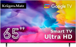 Televizorius Kruger & Matz 65' UHD Google TV 5.0 DVB-T2/T/C H.265 HEVC