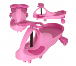 Gravity Ride-On paspirtukas su LED &scaron;viečiančiais ratukais, rožinis