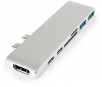 Spacetronik Multiport USB-C na 2x USB. 2x USB-C do Macbook SPU