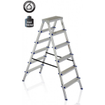 Aliuminio laiptai DHR 6 vnt., plotis auk&scaron;tis 1,29 m max3,2 m Elkop