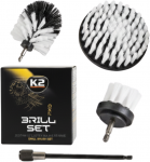 K2 Rinkinys SZCZOTEK NA WKRĘTARKĘ BRILL SET PRO 3 vnt.