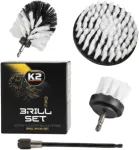 K2 Rinkinys SZCZOTEK NA WKRĘTARKĘ BRILL SET PRO 3 vnt.