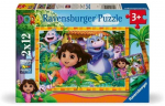 Dėlionė Ravensburger - Dora the Explorer 2x12p (12004198)