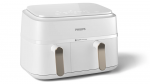 Dviejų krep&scaron;elių gruzdintuvė Philips 3000 serija NA353/10, 9 l, Balta (Ekspozicinė prekė)