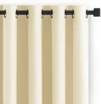 RESTILO curtain CARLI color creamy plain classic style classic sidabrinis eyelets type of material - textiles oxford 140x250