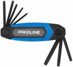 Klucze Torx T9-T40 raktai su mova, 8 vnt. rinkinys, proline