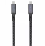 Kabelis USB Fixed USB-C - USB-C 2 m Pilka (FIXDBP-CC2-GR)