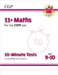 KNYGA Bookshop 11+ CEM 10-Minute Tests: Maths - Ages 9-10 (with Online Edition)
