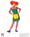 Widmann Pippi kostiumas mergaitėms