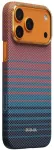 Dėklas PITAKA Edge Case California Dream 05, skirtas iPhone 17 Pro Max / 18 Pro Max, saulėlydžio spalvos