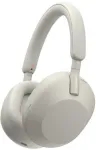 Sony WH-1000XM5 ant ausų &bdquo;Bluetooth&ldquo; ausinės sidabrinės