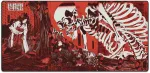 Pelės kilimėlis "LIT Pelės kilimėlis" Skeleton Spectre, by Utagawa Kuniyoshi (Raudonas) - 1200x600x3 mm
