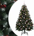Dirbtinė Kalėdų eglutė, žalia su žaisliuku 150 cm 150 LED