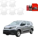 GrizzGlass Bespalvė apsauginė plėvelė BodyShield po durų rankenomis skirtas Peugeot Partner (2018-2026) [5w1] (GRZ21812)