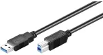 USB laidas Foxconn USB-A - 5 m Juodas (96119)