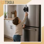 Tikola &Scaron;aldytuvo spyna, durų užraktas, vaikų nepraleidžiančios spintelės