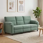Sofa Jūrinė žalia 214 x 85 x 93 cm Aksomas
