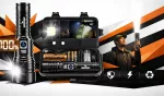 Shadowhawk LED TAKTINIS PAKRAUJAMAS BLYK&Scaron;ČIUS USB-C IP67 XHM77.2 30000lm PRO POWERFUL