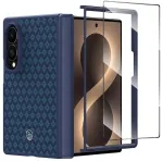 Benks Magnetic Armor Grid Pro Grand Combo dėklas (C.K.FL.SA.BE.C060) skirtas Samsung Galaxy Z Fold 8, mėlynas