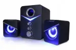 Kompiuterio kolonėlės Esperanza Kompiuteriniai garsiakalbiai 2.1 Led ap&scaron;vietimas, 6w