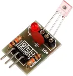 Arceli 5 vnt. lazerio jutiklio modulis be moduliatoriaus vamzdelio, lazerio imtuvo aptikimo modulio relės jungiklis 5v, skirtas arduino