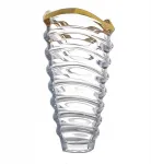 Bohemia Prestige Wave Gold vaza 340mm